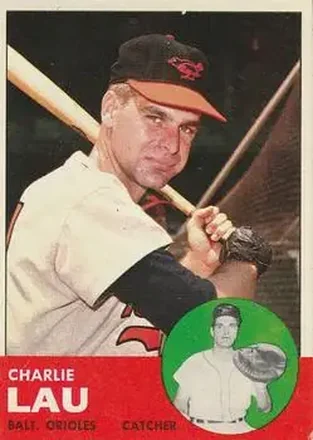 1963 Topps #41 - Charlie Lau - Baltimore Orioles