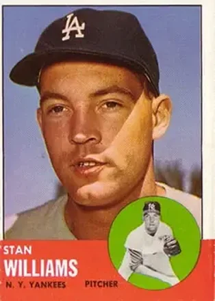 1963 Topps #42 - Stan Williams - New York Yankees