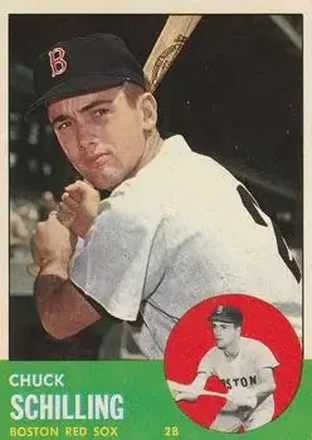 1963 Topps #52 - Chuck Schilling - Boston Red Sox