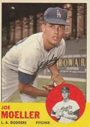 1963 Topps #53 - Joe Moeller - Los Angeles Dodgers