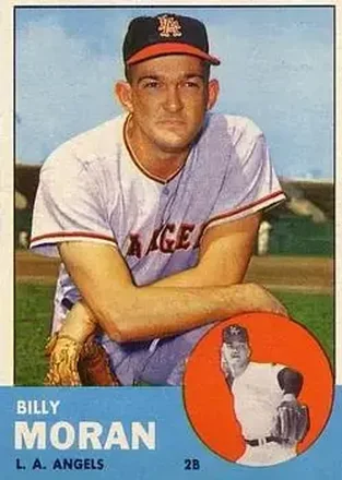 1963 Topps #57 - Billy Moran - Los Angeles Angels