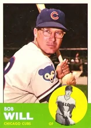 1963 Topps #58 - Bob Will - Chicago Cubs
