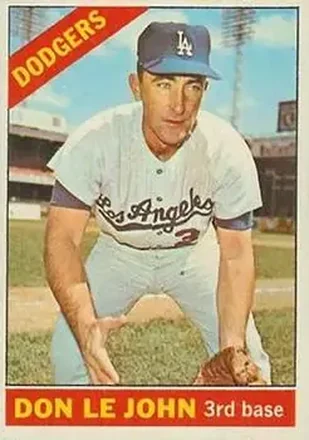 1966 Topps Venezuelan #41 - Don Le John - Los Angeles Dodgers