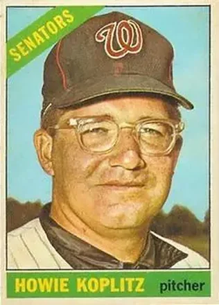 1966 Topps Venezuelan #46 - Howie Koplitz - Washington Senators