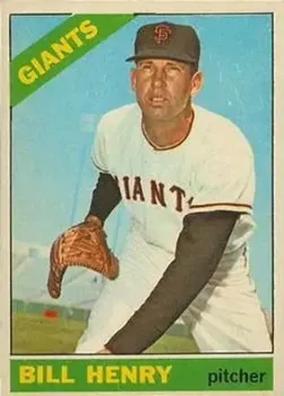 1966 Topps Venezuelan #115 - Bill Henry - San Francisco Giants