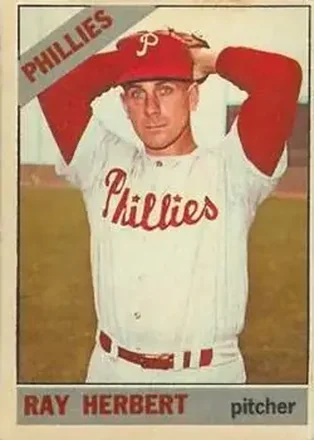 1966 Topps Venezuelan #121 - Ray Herbert - Philadelphia Phillies