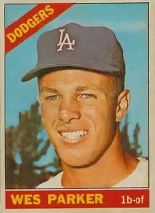 1966 Topps Venezuelan #134 - Wes Parker - Los Angeles Dodgers