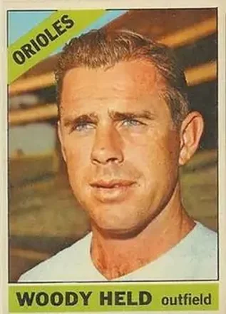 1966 Topps Venezuelan #136 - Woodie Held - Baltimore Orioles