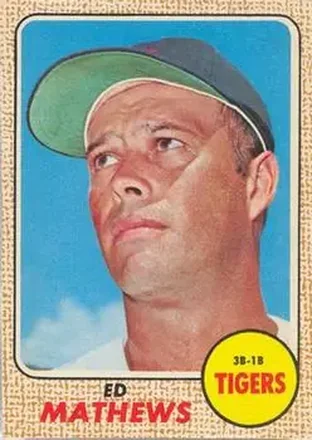 1968 O-Pee-Chee #58 - Ed Mathews - Detroit Tigers