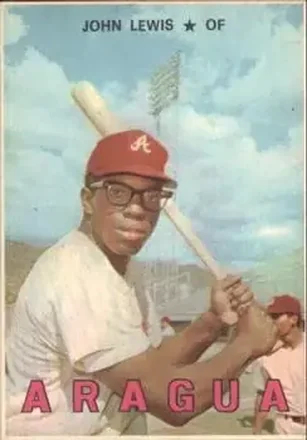 1967 Topps Venezuelan #80 - Johnny Lewis - Tigres de Aragua