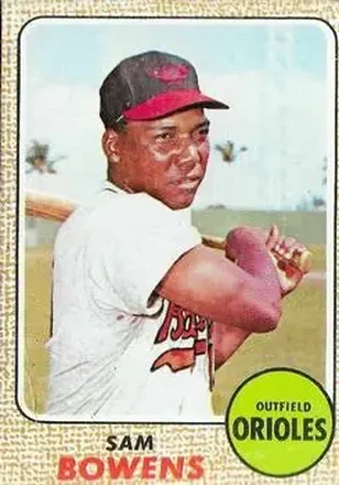 1968 O-Pee-Chee #82 - Sam Bowens - Baltimore Orioles