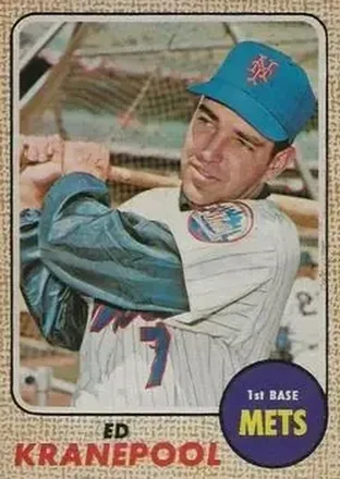 1968 O-Pee-Chee #92 - Ed Kranepool - New York Mets