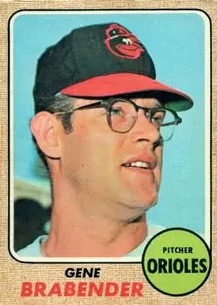 1968 O-Pee-Chee #163 - Gene Brabender - Baltimore Orioles