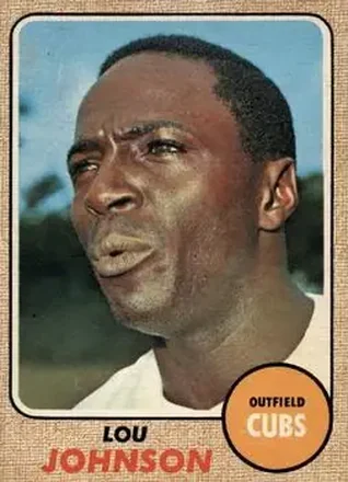 1968 O-Pee-Chee #184 - Lou Johnson - Chicago Cubs