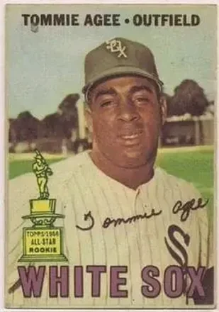1967 Topps Venezuelan #224 - Tommie Agee - Chicago White Sox