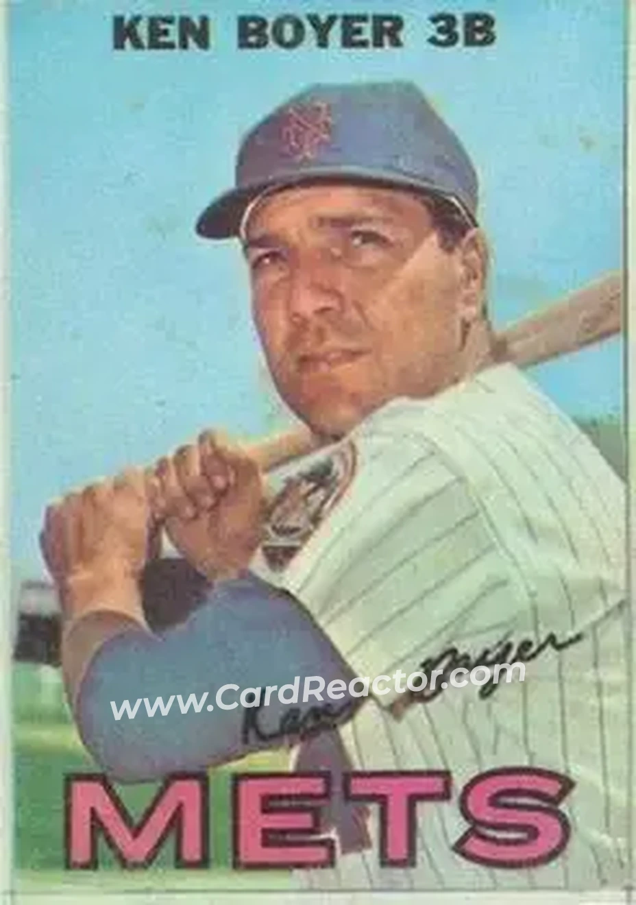 1967 Topps Venezuelan #235 - Ken Boyer - New York Mets