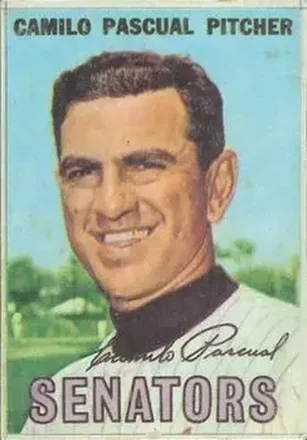 1967 Topps Venezuelan #243 - Camilo Pascual - Washington Senators