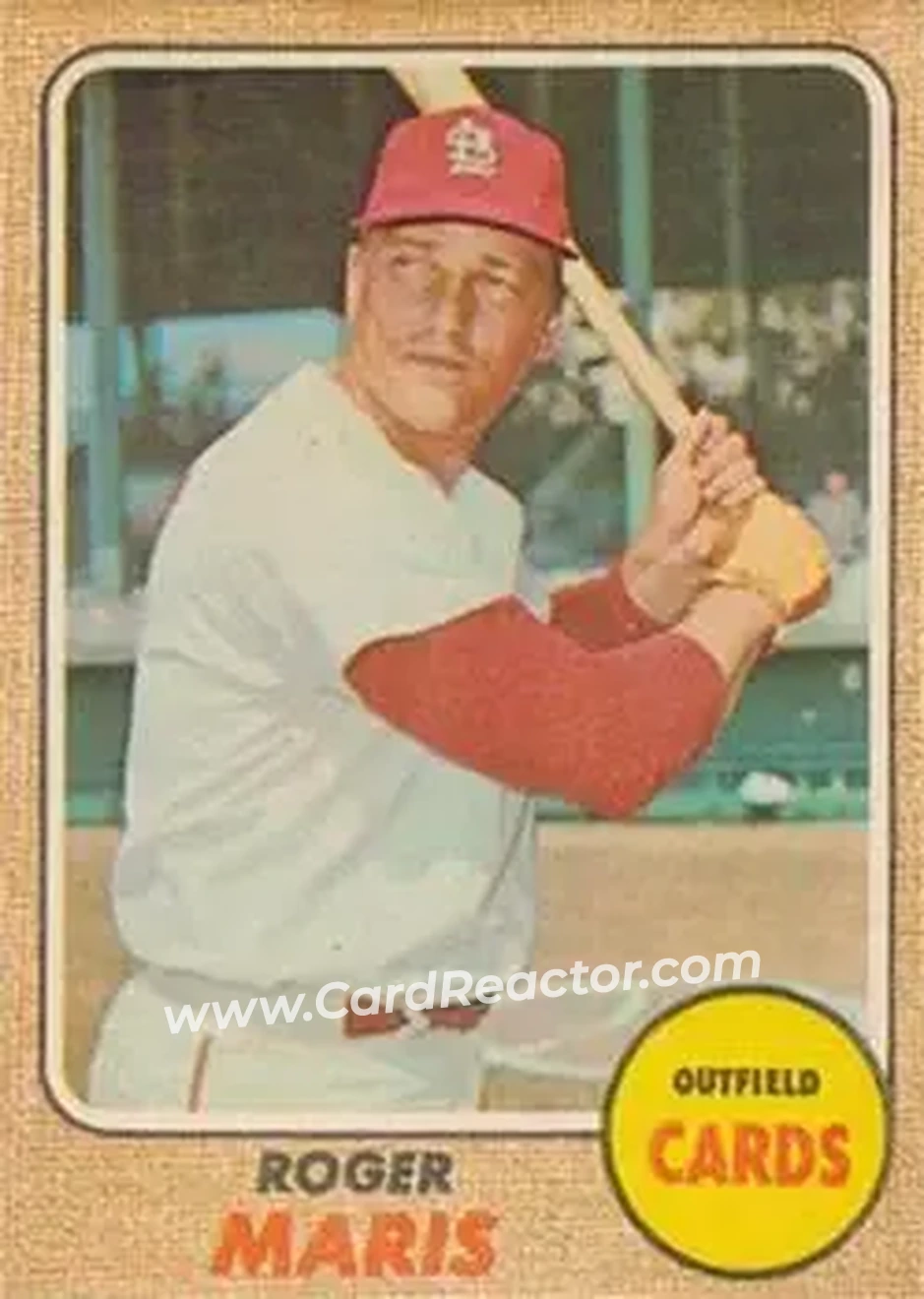 1968 Topps Venezuelan #330 - Roger Maris - St. Louis Cardinals