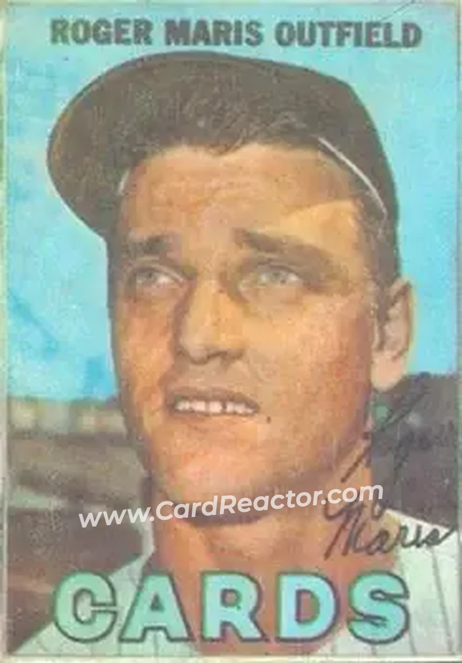 1967 Topps Venezuelan #328 - Roger Maris - St. Louis Cardinals