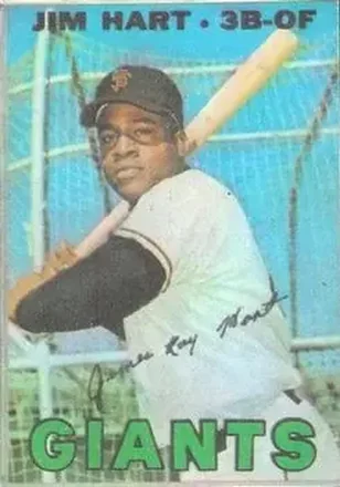 1967 Topps Venezuelan #335 - Jim Hart - San Francisco Giants
