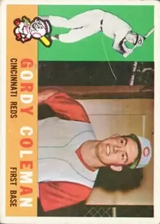 1960 Topps #257 - Gordy Coleman - Cincinnati Reds
