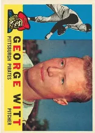 1960 Topps #298 - George Witt - Pittsburgh Pirates