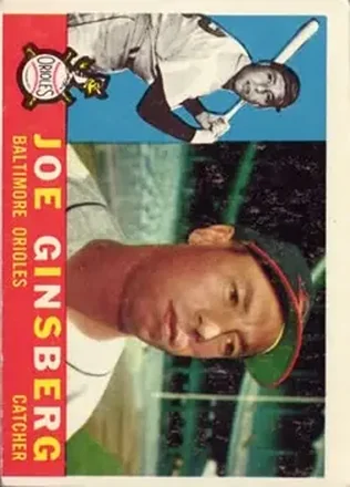 1960 Topps #304 - Joe Ginsberg - Baltimore Orioles
