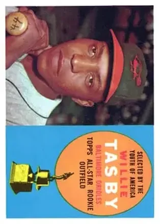 1960 Topps #322 - Willie Tasby - Baltimore Orioles