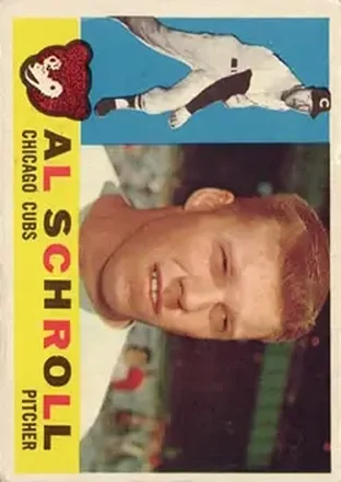 1960 Topps #357 - Al Schroll - Chicago Cubs