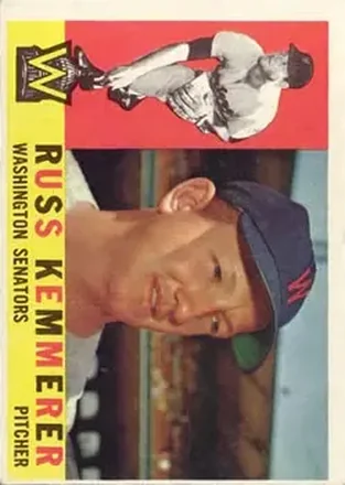 1960 Topps #362 - Russ Kemmerer - Washington Senators