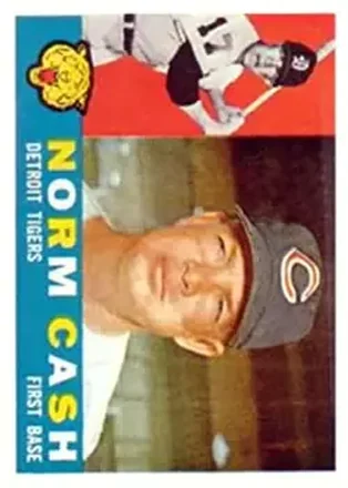 1960 Topps #488 - Norm Cash - Detroit Tigers