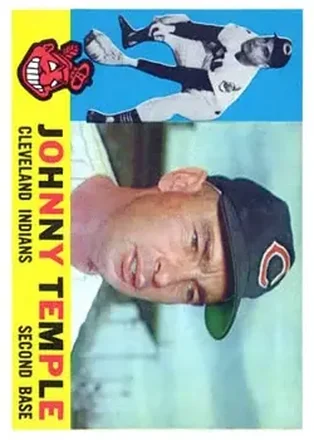 1960 Topps #500 - Johnny Temple - Cleveland Indians