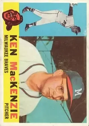 1960 Topps #534 - Ken MacKenzie - Milwaukee Braves