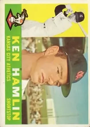 1960 Topps #542 - Ken Hamlin - Kansas City Athletics
