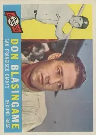 1960 Topps #397 - Don Blasingame - San Francisco Giants