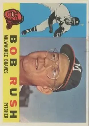 1960 Topps #404 - Bob Rush - Milwaukee Braves