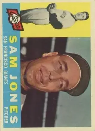 1960 Topps #410 - Sam Jones - San Francisco Giants