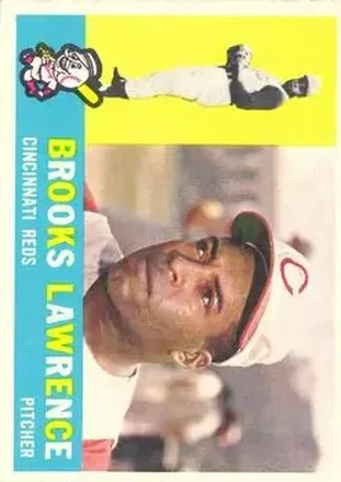 1960 Topps #434 - Brooks Lawrence - Cincinnati Reds
