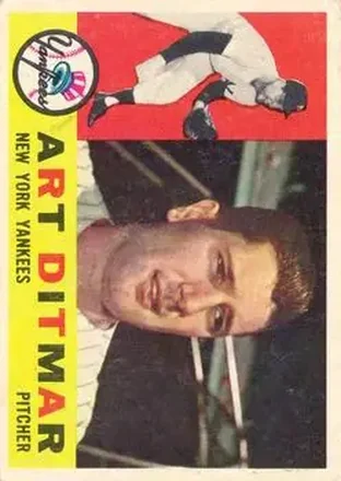 1960 Topps #430 - Art Ditmar - New York Yankees