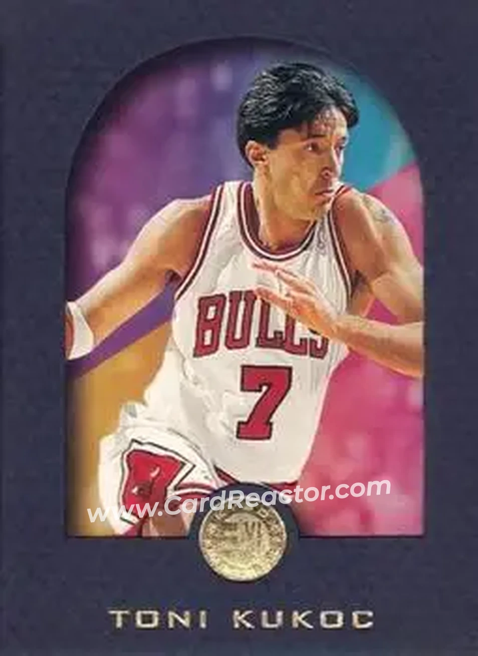 1995-96 SkyBox E-XL - Blue #11 - Toni Kukoc - Chicago Bulls