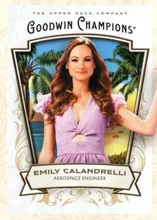 2026 Upper Deck Goodwin Champions #12 - Emily Calandrelli
