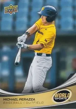 2026 Upper Deck World of Sports Volume II #19 - Michael Perazza - West Virginia Mountaineers