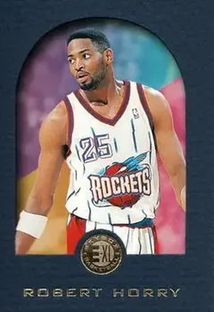 1995-96 SkyBox E-XL - Blue #31 - Robert Horry - Houston Rockets