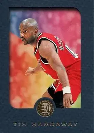 1995-96 SkyBox E-XL - Blue #42 - Tim Hardaway - Miami Heat
