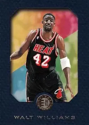 1995-96 SkyBox E-XL - Blue #45 - Walt Williams - Miami Heat