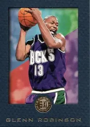 1995-96 SkyBox E-XL - Blue #48 - Glenn Robinson - Milwaukee Bucks
