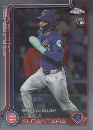 2025 Topps Chrome Update #USC25 - Kevin Alcántara - Chicago Cubs