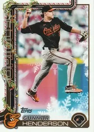 2025 Topps Holiday #H18c - Gunnar Henderson - Baltimore Orioles