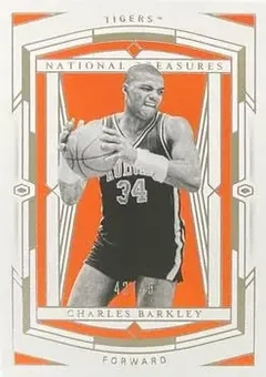 2020 Panini National Treasures Collegiate #10 - Charles Barkley - Auburn Tigers