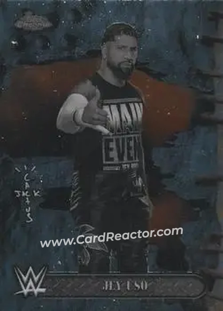 2025 Topps Chrome WWE x Cactus Jack #3 - Jey Uso